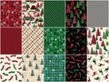 Holiday Farmhouse Plaid Favorites 10" Squares