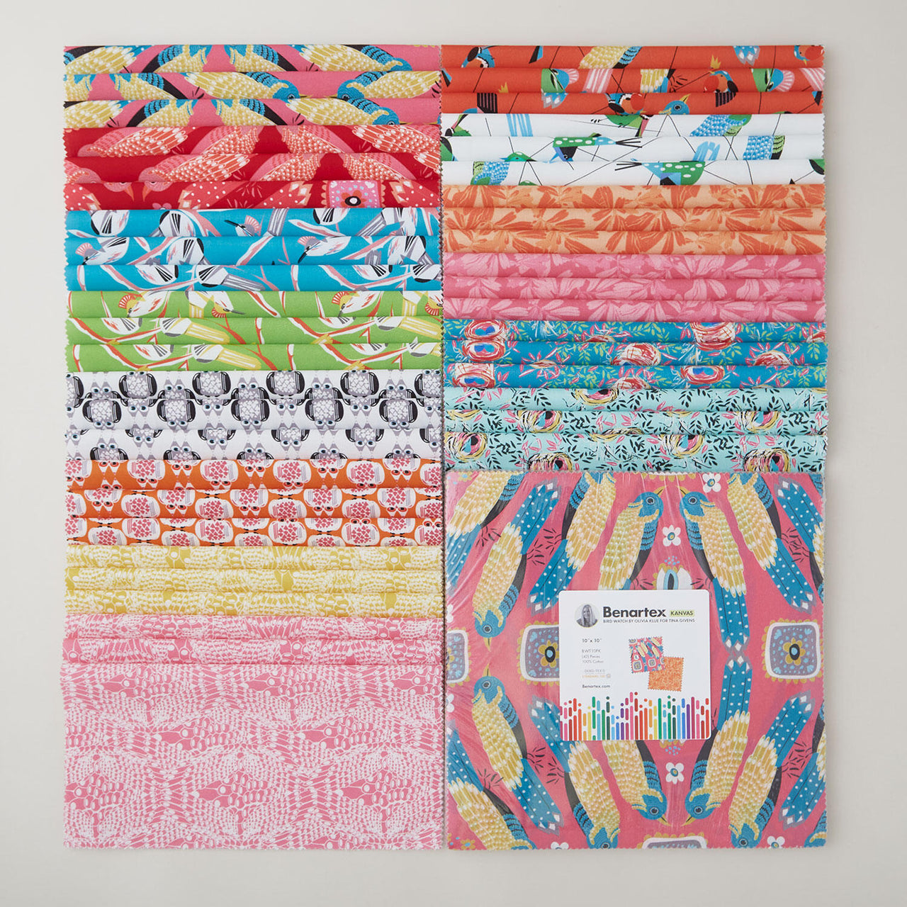 Bird Watch Favorites 10" Squares