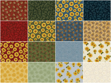 Sunflower Days 10" Squares