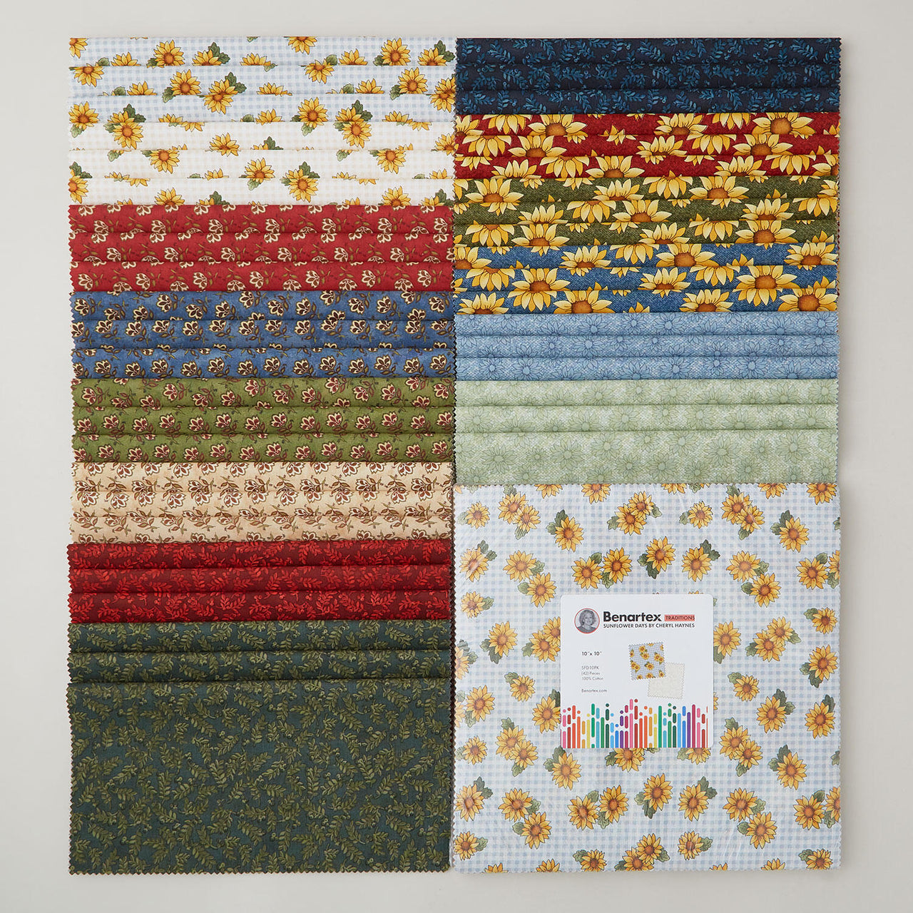 Sunflower Days 10" Squares