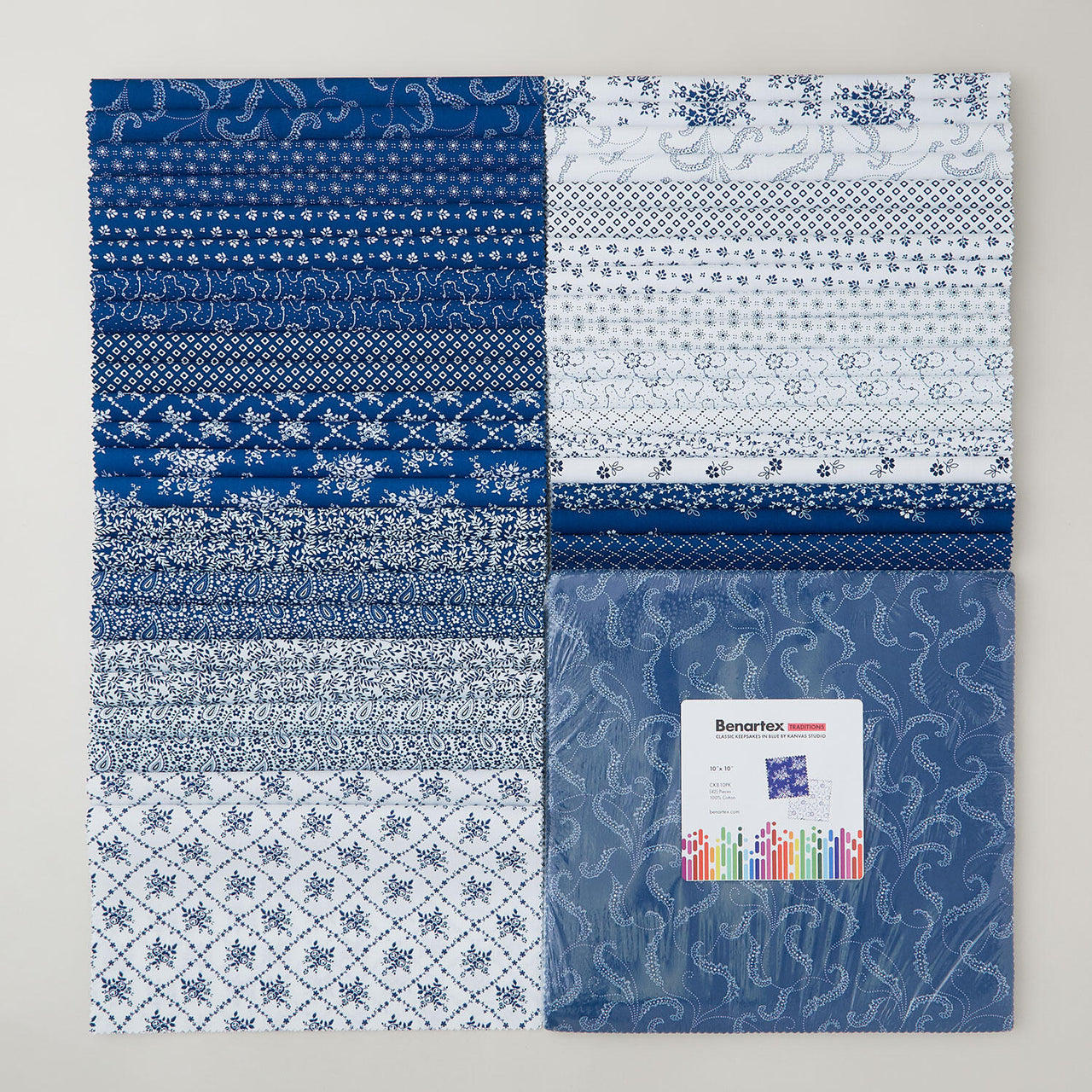 Classic Keepsakes Blue 10" Squares