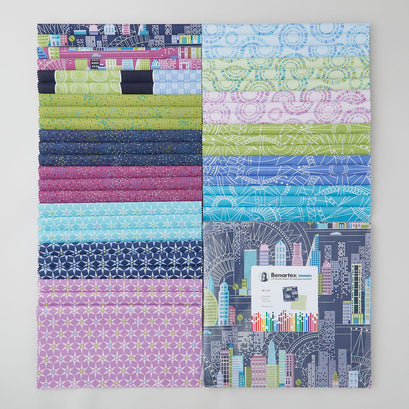 Cityscape Night 10" Squares