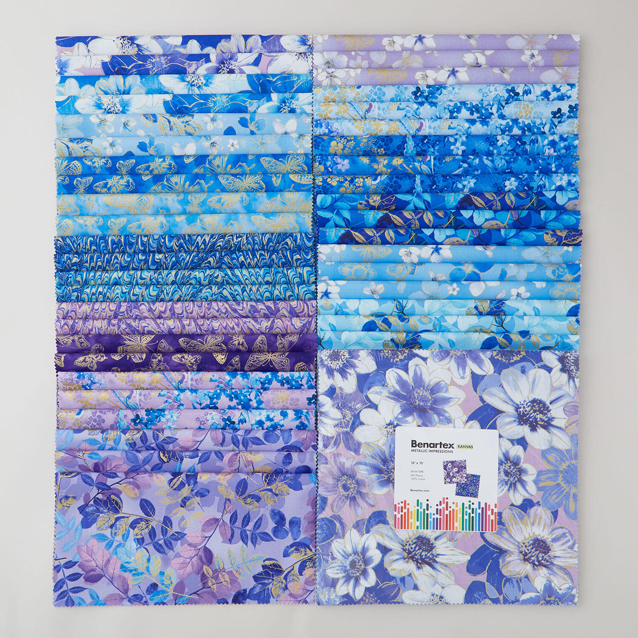 Metallic Impressions 10" Squares