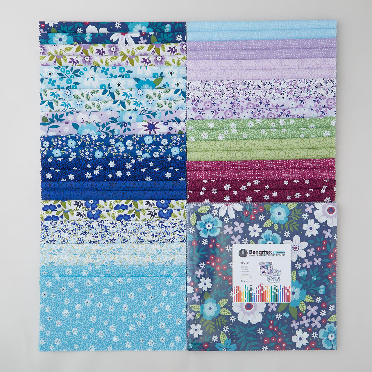 Seaside Garden 10" Squares
