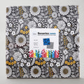 Black, White and Bloom 10" Squares