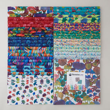 Modern Mushrooms 10" Squares