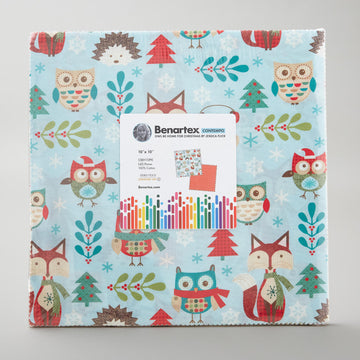 Owl Be Home For Christmas 10" Squares