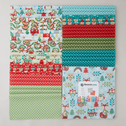 Owl Be Home For Christmas 10" Squares