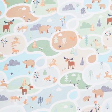 Cozy Forest Comfort Flannel - Cozy Forest Scenic Multi Yardage