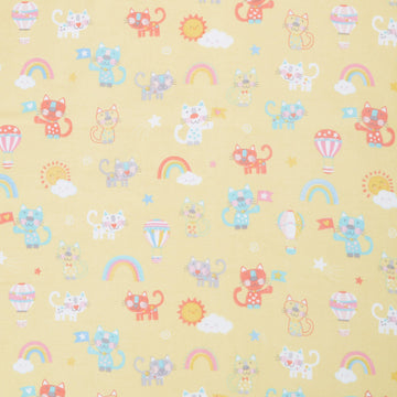 Twinkle Comfort Flannel - The Cat's Meow Flannel Yellow Yardage