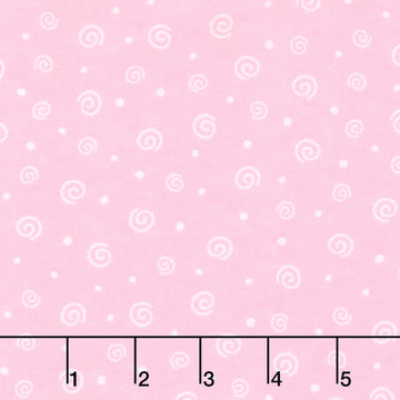 Twinkle Comfort Flannel - Soft Swirl Flannel Pink Yardage