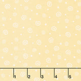 Twinkle Comfort Flannel - Soft Swirl Flannel Yellow Yardage