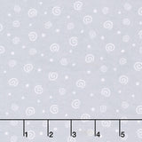 Twinkle Comfort Flannel - Soft Swirl Flannel Gray Yardage