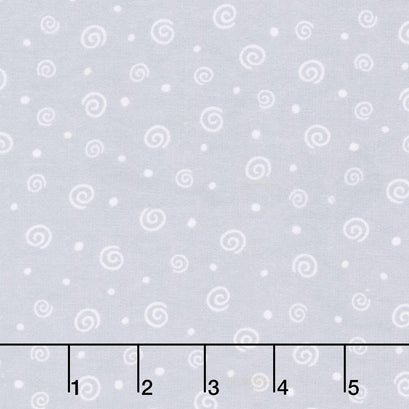 Twinkle Comfort Flannel - Soft Swirl Flannel Gray Yardage