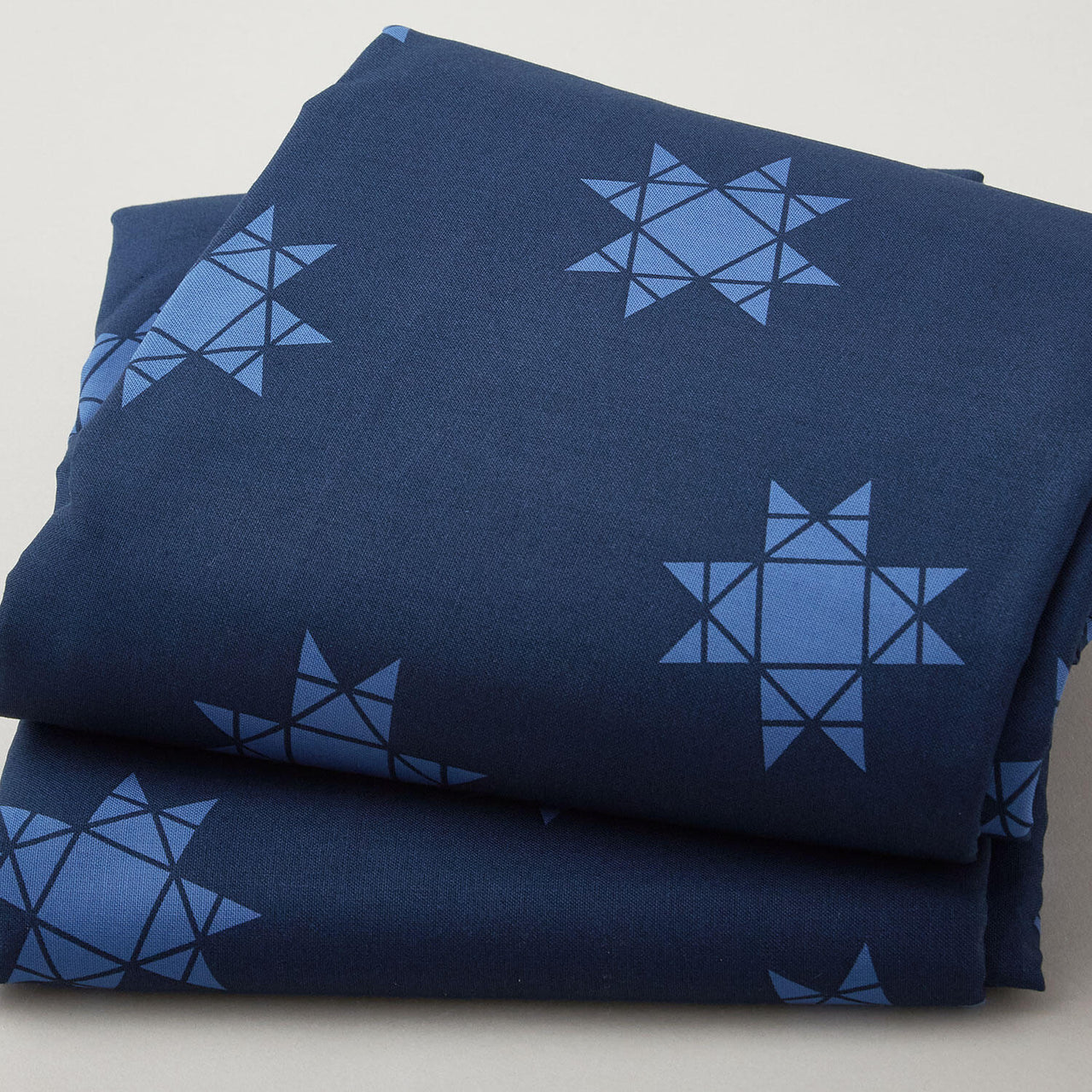 Missouri Star Quilt Backs - Tossed Missouri Star True Navy 110" 3 Yard Cut
