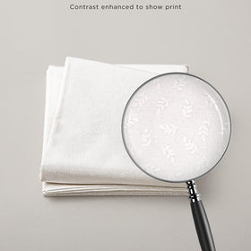 Delicate Sprigs - White on White 2 Yard Cut
