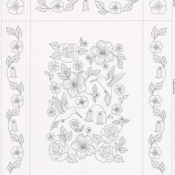 Missouri Star Embroidery Panel - Hummingbird Lane