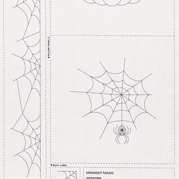 Missouri Star Embroidery Panel - Midnight Magic