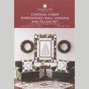 Missouri Star Embroidery Panel - Cardinal Cheer