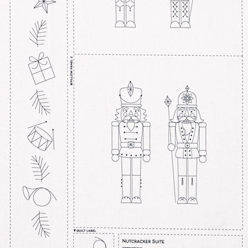 Missouri Star Embroidery Panel - Nutcracker Suite