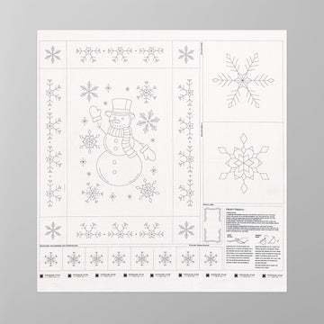 Missouri Star Embroidery Panel - Frosty Friend