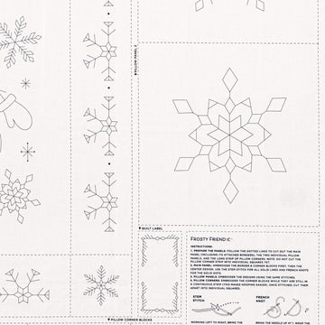 Missouri Star Embroidery Panel - Frosty Friend
