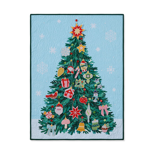 Christmas In Quilt Town - Christmas Tree And Ornament Panel