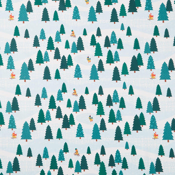 Christmas In Quilt Town - Chuck In Snowland Green Yardage