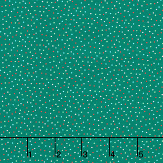 Christmas In Quilt Town - Dot Green Yardage