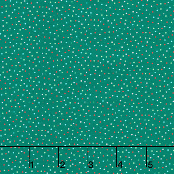 Christmas In Quilt Town - Dot Green Yardage