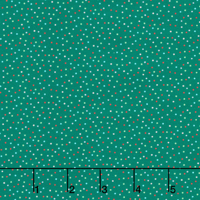 Christmas In Quilt Town - Dot Green Yardage