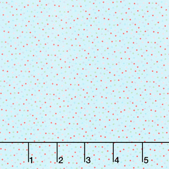 Christmas In Quilt Town - Dot Blue Yardage