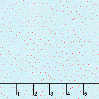 Christmas In Quilt Town - Dot Blue Yardage