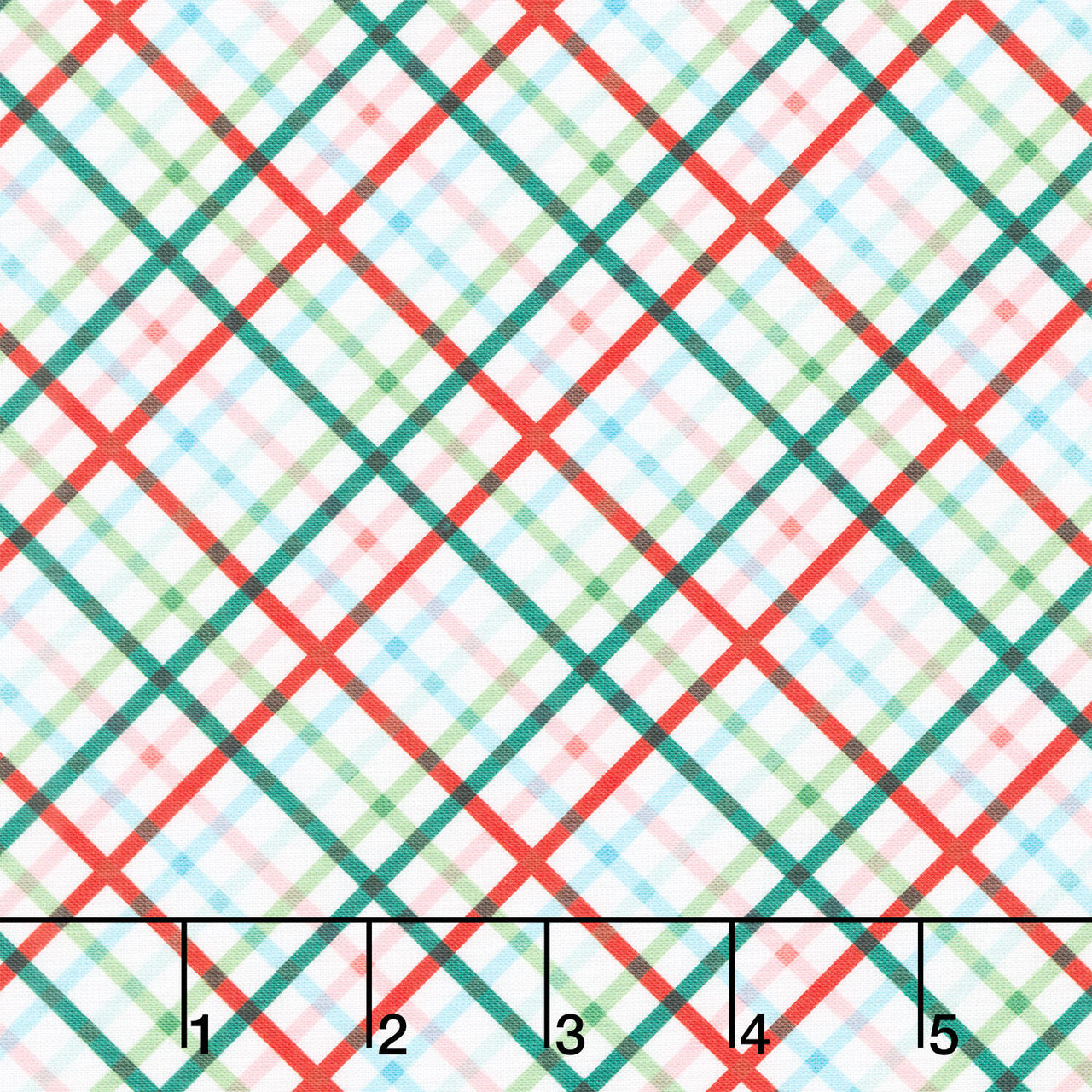 Christmas In Quilt Town - Plaid Multi Yardage