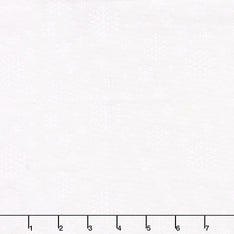 Christmas In Quilt Town - Snowflakes White on White Yardage