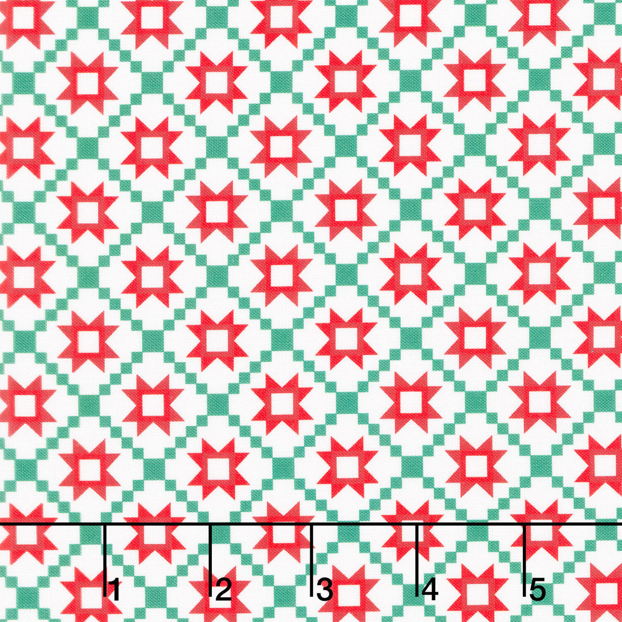 Christmas In Quilt Town - Quilt Poinsettias Multi Yardage