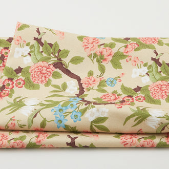Canterbury - Large Floral Tan 2 Yard Cut
