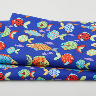 Pond Life - Fish Royal 2 Yard Cut