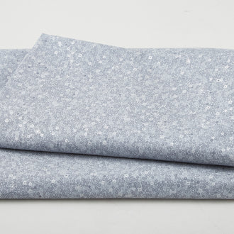 We Love Christmas - Sprinkle Grey/Silver 2 Yard Cut