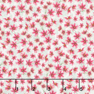 Easter Wishes - Small Floral Pink Yardage