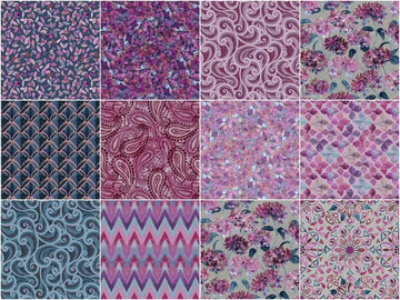 Amethyst Shadows Favorites 5" Squares