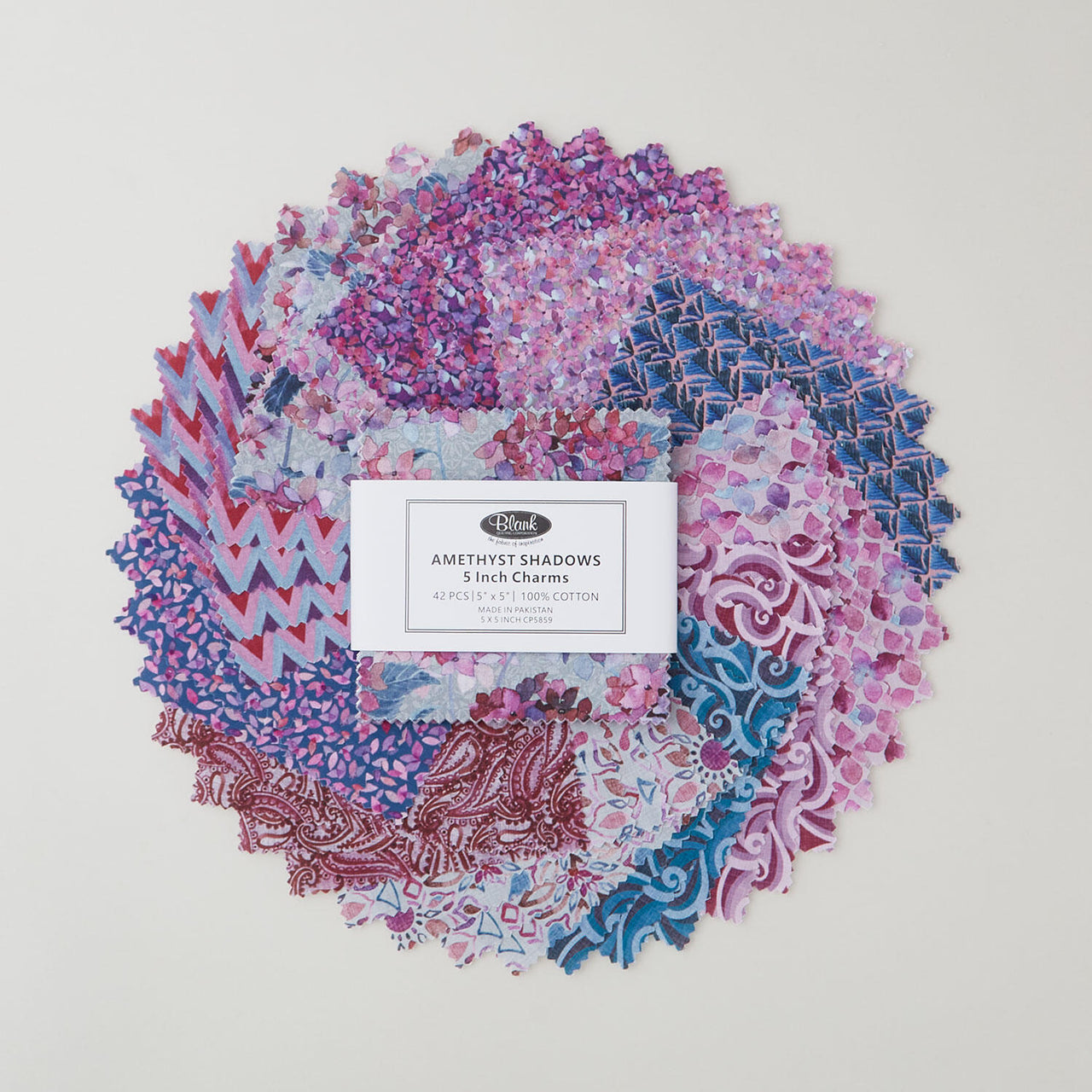 Amethyst Shadows Favorites 5" Squares