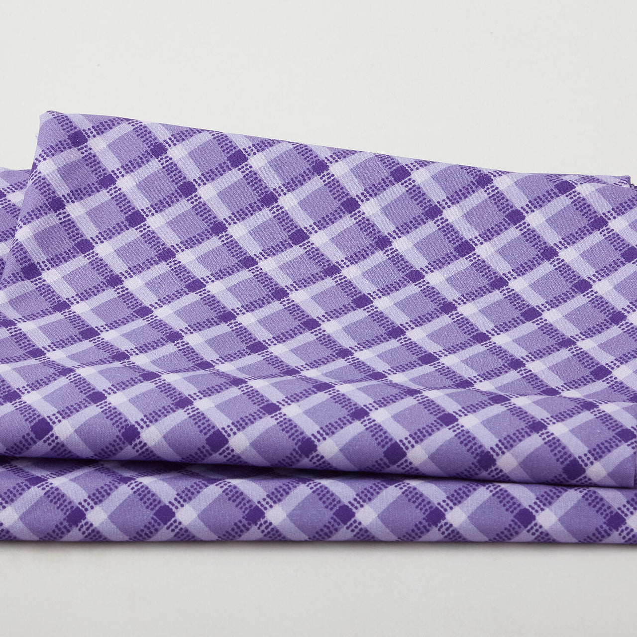 Walking on Sunshine - Tonal Plaid Purple 2 Yard Cut
