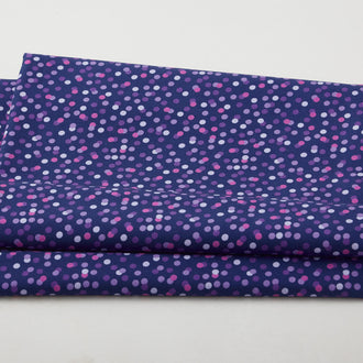Walking on Sunshine - Fun Dots Blue 2 Yard Cut