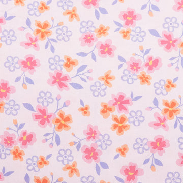 Walking on Sunshine - Medium Flowers Pink 2 Yard Cut