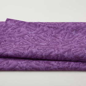 Florique 118" - Tonal Florique Flowers Purple 3 Yard Cut