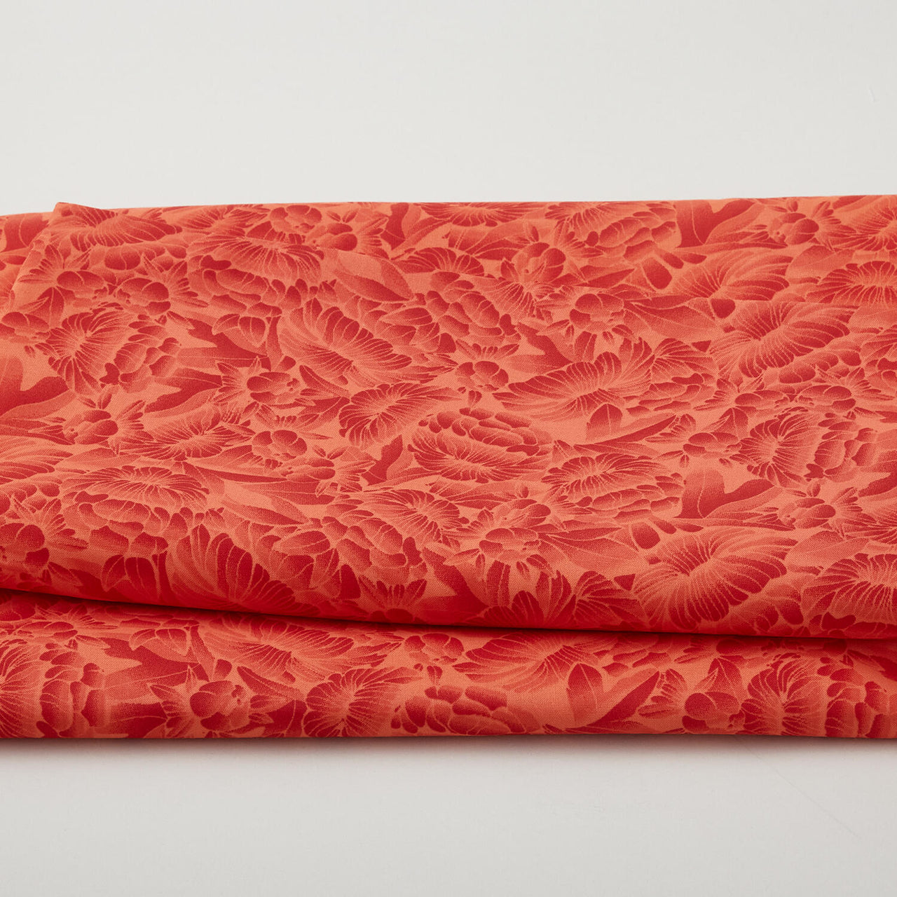 Florique 118" - Tonal Florique Flowers Red 3 Yard Cut