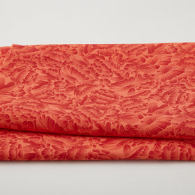 Florique 118" - Tonal Florique Flowers Red 3 Yard Cut