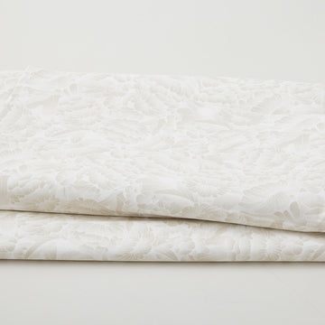 Florique 118" - Tonal Florique Flowers Cream 3 Yard Cut