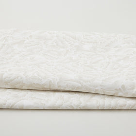 Florique 118" - Tonal Florique Flowers Cream 3 Yard Cut